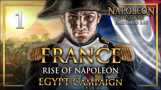 NAPOLEONS GREAT EGYPTIAN ADVENTURE Napoleon Total War Darthmod  France  Egypt Campaign 1 [upl. by Ahasuerus987]