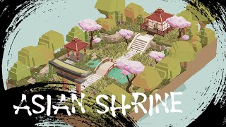 Pocket Build Asian Shrine  Timelapse [upl. by Ancelin]