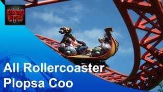 All Rollercoasters Plopsa Coo  2013 [upl. by Atinet295]