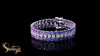 Exquisite Multi Sapphire Octagon amp Diamond Bracelet – A Timeless Luxury Jewelry Piece [upl. by Yerffe]