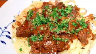 Osso Buco of Veal Ragout Ragu slowcooked in RömertopfClay Cooker  Braised Meat Ragù  Recipe 93 [upl. by Ennirok]