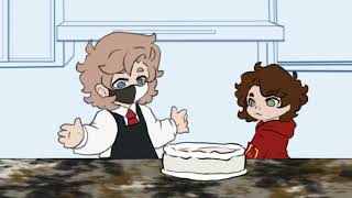 Ranboo bakes a cake BeeDuo Animation [upl. by Elleirbag]