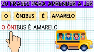 Frases curtas para aprender a ler  Aprendendo a ler e escrever  Ensinando meu filho [upl. by Aisha]