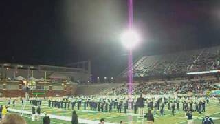 University of Akron Marching Band 101009 Halftime Performance Part 1 [upl. by Esiuqram539]