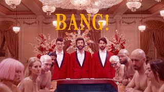 AJR  BANG Official Video [upl. by Sinnod551]