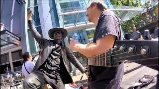 Guitar busking in Vancouver  The Good the bad and the ugly  Incredible moments caught on gopro [upl. by Enelyad]