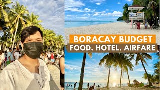 FIRST TIME IN BORACAY BUDGET amp TIPS  FOOD HOTEL AIRFARE ETC [upl. by Nnil]