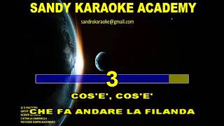 KARAOKE LA FILANDA MILVA CON CORI VERSIONE MENEITO demo [upl. by Littman]