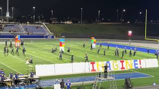 Waukee Northwest Royal Brigade Band performance football game October 4th 2024 [upl. by Beebe607]