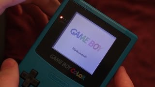 Gameboy Color Frontlight Screen Mod [upl. by Shurlocke]