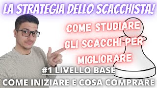 COME STUDIARE GLI SCACCHI  LIVELLO BASE  LA STRATEGIA DELLO SCACCHISTA [upl. by Fabozzi228]