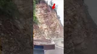 Very Dangerous Landslide 🌍😱 Landslide Dangerous NaturePower [upl. by Bijan]