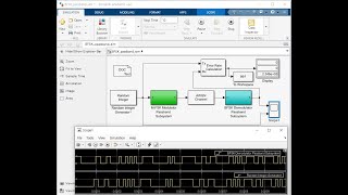 Simulink Simulation of noncoherent BFSK passband signaling to measure the SER [upl. by Eselahc487]