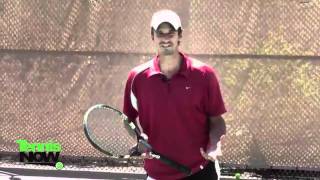 Winning Tennis with Jeff Salzenstein OneHanded Slice Backhands [upl. by Alfonzo740]