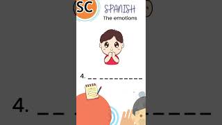 Spanish dictation about The emotions shorts [upl. by Aekal441]