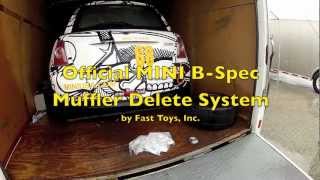 MINI Cooper BSpec Muffler Delete Exhaust by Fast Toys Inc [upl. by Merrill]