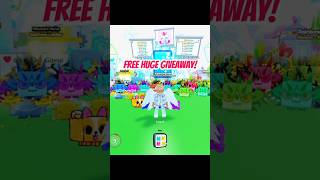 FREE HUGE PET GIVEAWAY 🎁 Pet Sim 99 GIVEAWAY 😱 FREE PETS GIVEAWAY 🎁 shorts petsim99 roblox [upl. by Hsiri598]