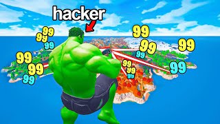 1 Hacker VS 99 Joueurs sur Fortnite [upl. by Kcirrag439]