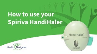 How to use your Spiriva HandiHaler [upl. by Aissat]