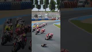 The rider did not see the radar motogp marquez racing [upl. by Ylreveb]