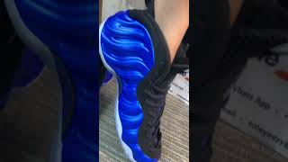 Holiady Over 😘 Nike Air Foamposite One Dark Neon Royal 2024💥Stock X cleaning professionals pack [upl. by Ahsinotna]