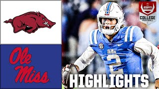 Arkansas Razorbacks vs Ole Miss Rebels  Full Game Highlights [upl. by Dlorad]