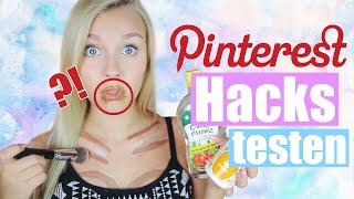 5 verrückte PINTEREST HACKS im TEST  VERLOSUNG  Dagi Bee [upl. by Alboran574]