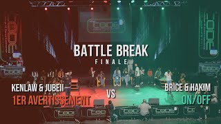 BATTLE BREAK FINALE  1ER AVERTISSEMENT vs ONOFF  The CODE HIP HOP FRANCE 2022 [upl. by Ddej]