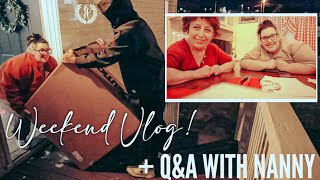 WEEKEND VLOG  QampA with nanny  preparing for the bedroom makeover  bedroom sneak peak 😄 [upl. by Ripley]