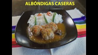 Albondigas caseras [upl. by Llehsem493]