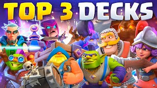 TOP 3 BEST DECKS IN THE NEW SEASON  Clash Royale [upl. by Kiri]