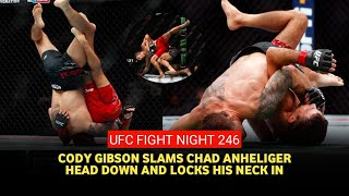 UFC Edmonton Results Cody Gibson Demolishes Chad Anheliger for Unanimous Decision Win [upl. by Camilla]