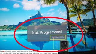 Fix LG Tv Not Programmed Problem Solve  Not Programmed on LG Smart TV  LG Tv Not Programmed [upl. by Aicekal]