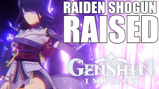 RAISING RAIDEN SHOGUN Genshin Impact [upl. by Karoly163]