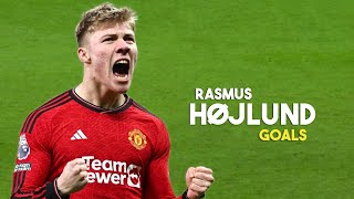 Rasmus Højlund 2024 ᴴᴰ  Brilliant Goals amp Assists Skills Dribbling [upl. by Flowers]