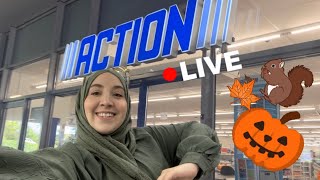 ACTION 🔴 LIVE Neuheiten  September 2023  Halloween Deko Pflege Bastelbedarf … Hijabflowers [upl. by Tolley100]