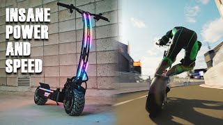 TOP 10 FASTEST ELECTRIC SCOOTERS 2021 2022  Insane power and speed [upl. by Nnaul906]