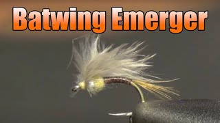 Batwing Emerger Fly Tying  Tracy Peterson Fly Pattern [upl. by Erodoeht]