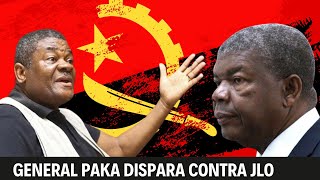 General Paka faz duras criticas ao João Lourenço e ao MPLA elogia a UNITA [upl. by Idnar]