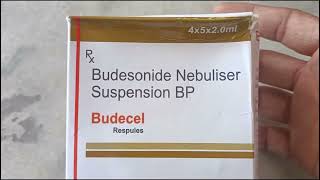 Budecel  budecort respules  Budesonide nebuliser suspension bp dawaipoint suspension [upl. by Uba]