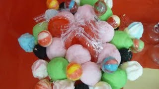 Cómo hacer un ramo de chuches o gominolas un gran detalle para tus invitados [upl. by Dygert]