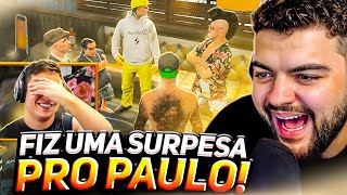 Fiz uma GRANDE surpresa para o PAULINHO LUQUET4 [upl. by Llertnom]