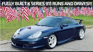 Fully Built 900Hp Capable K24 Honda Swapped Porsche 911 Is Up And Running [upl. by Jilleen]