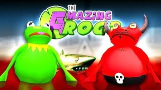 KERMIT SATAN amp THE ZOMBIE MEGALODON  NEW Amazing Frog Halloween Update [upl. by Aicilyhp]