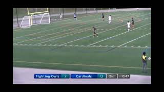 CCBC Catonsville Mens Soccer Cardinals vs Fighting Owls [upl. by Nuawaj]