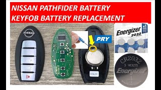 Nissan Pathfinder 2012  2022 Key Fob Battery Replacement automobile keyfob [upl. by Felizio17]