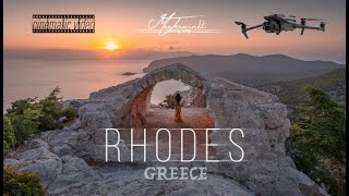 RHODES Greece  Cinematic Drone Video [upl. by Ranice71]