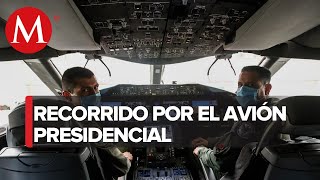 De la cabina hasta el baño… Así es el interior del avión presidencial TP01 [upl. by Struve288]