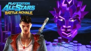 Playstation All Stars Battle Royale Dante Arcade Walkthrough Commentary PS3 HD [upl. by Arahsit767]