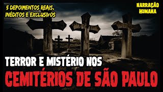 OS CEMITÉRIOS DA CIDADE DE SÃO PAULO LENDAS OU REALIDADE  CASOS SOBRENATURAIS REAIS E INÉDITOS [upl. by Enaid]